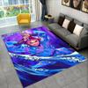 Tappeto Area Anime Demon Slayer, Tappeto Cartoon per Soggiorno, Camera da Letto dei Bambini, Divano, Zerbino Decorativo, Tappetino Antiscivolo per Pavimento Gioco Bambini