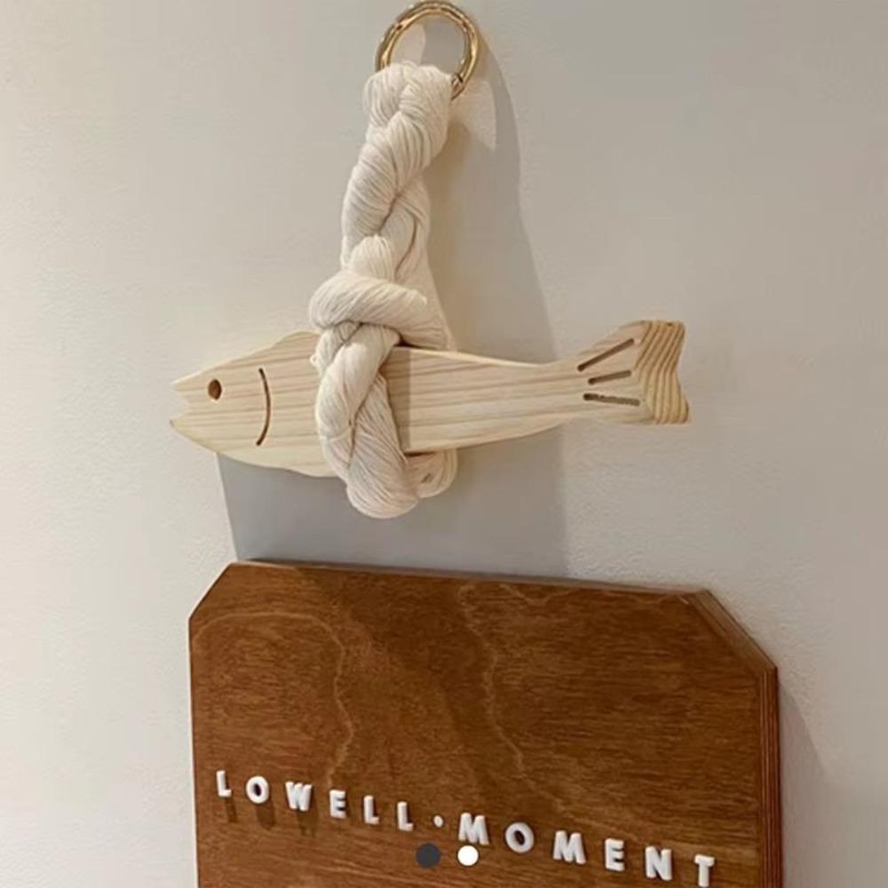 Wall-mounting Fish Car Ornament Ultra-thin Wall Wooden Door Pendant Wall Art Hangable  Car Interior