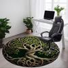 1pc Celtic Tree of Life Chair Carpet for Office, Soft Flannel Throw Mat, Perfect for Office,Holiday Party Decoration Choice Yy251113176