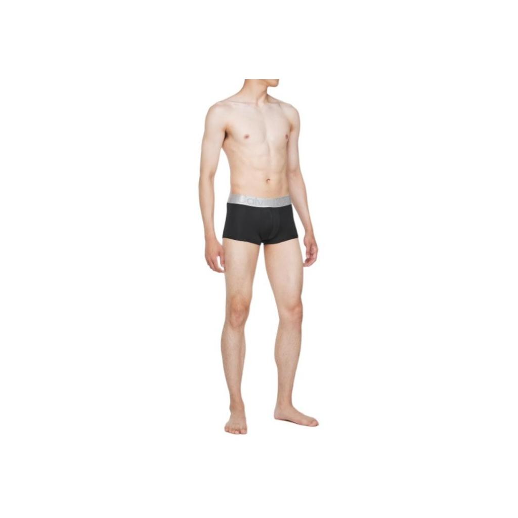 Calvin Klein Low Rise Logo Print Boxer Briefs 3 Pack Men underwear Black NB3074-QTE