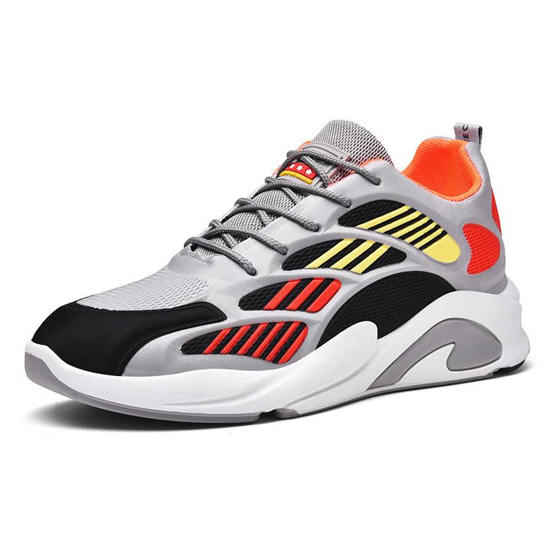 Men's Shoes 2024 Spring New Running Shoes Flying Woven Fashion Korean Version Men's Shoes Casual Trendy Shoes Men's Sports
