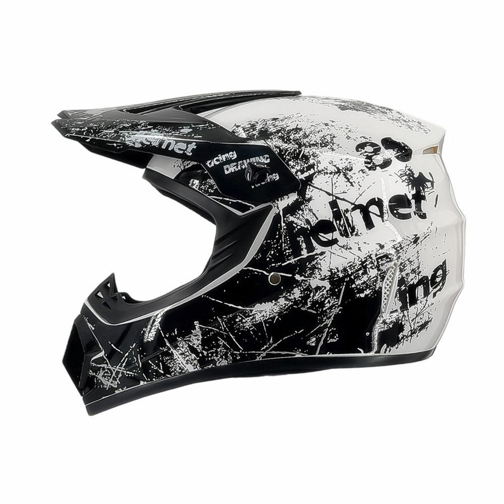 Motorcycle Helmet Off-Road Racing Riding Helmet ABS Breathable Mountain Bike Helmet Color Off-Road Helmet S