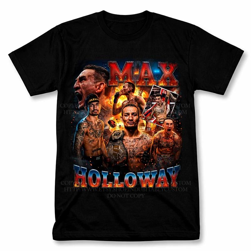 Max Holloway UFC Graphic T shirt Vintage Bootleg Style MMA Tee 2XL