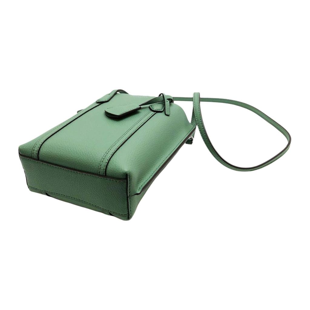 Tory Burch Perry 18 Magnetic Closure Adjustable Detachable Shoulder Strap Embossed Leather Tote Bag Shopping Bag Crossbody Bag Handbag Mini 142616-349