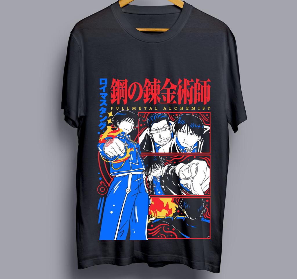 Tričko Fullmetal Alchemist Roy Mustang Lust FMA Anime Dívka Dárky Tričko Všechny Velikosti