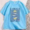 Vintage Sardines Graphic Tee Unisex Unisex Summer Portugal Coastal Comfort Tshirt Beach Shortsleeved Round Neck Tshirt Clothes