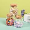 50ml Small Empty Glass Bottle with Cork Stopper Storage,Small Glass Bottle Jars for DIY Art Crafts Projects Decoration Party