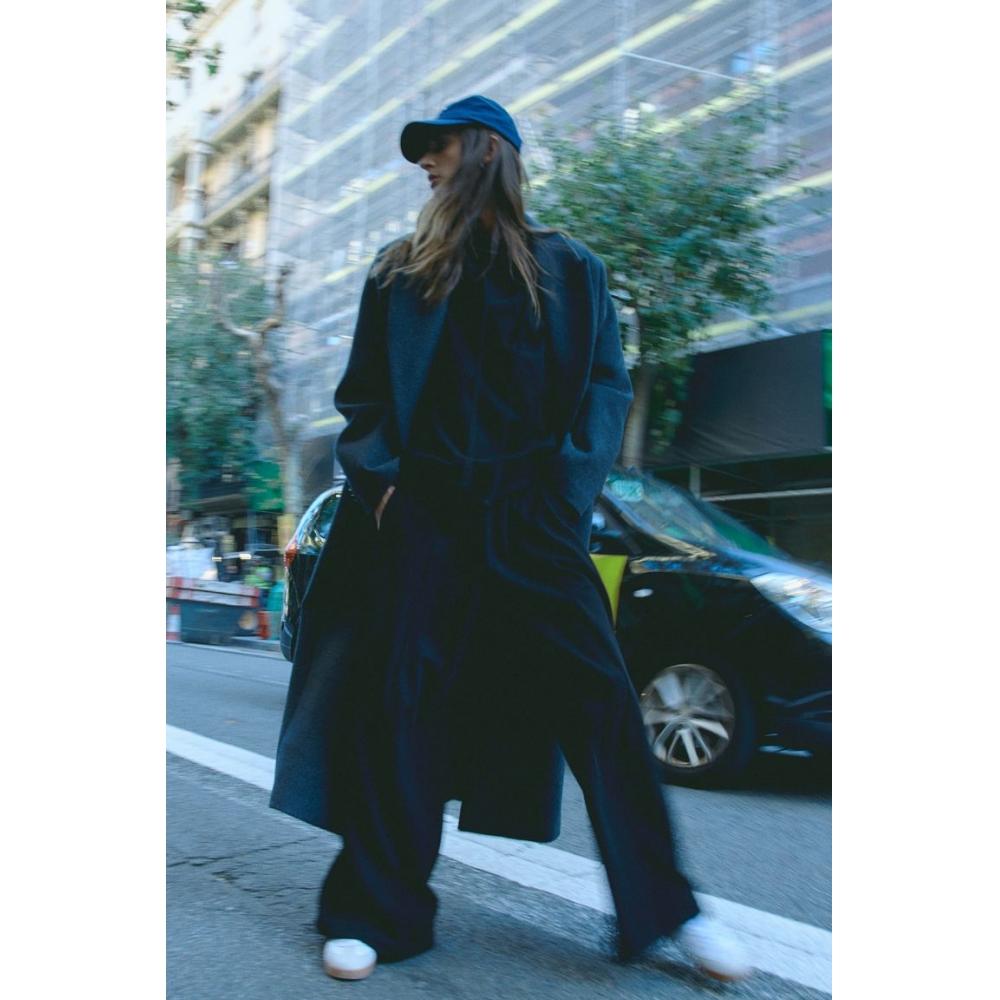 

ШИРОКИЕ БРЮКИ ИЗ ХЛОПКА HM ЧЕРНЫЕ