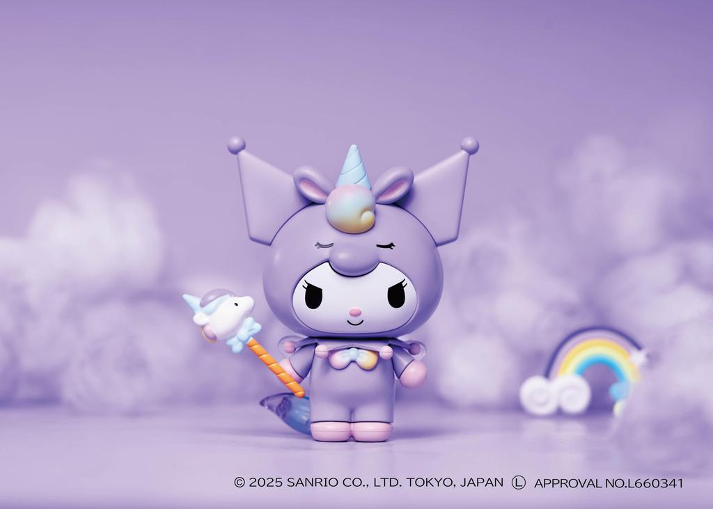 AGATSUMA Assembly Plastic Doll Unicorn Party Kuromi 15 and Sanrio (Ages Up)
