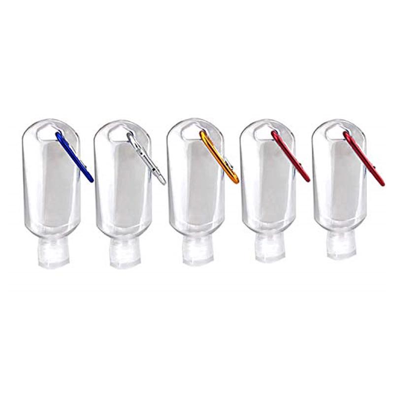 Details about 5Pcs 30/60ml Empty Refillable Bottle With Key Ring Travel Transparent Bottles Details about 5Pcs 30/60ml Empty Refillable Bottle With Key Ring Travel Transparent Bottles