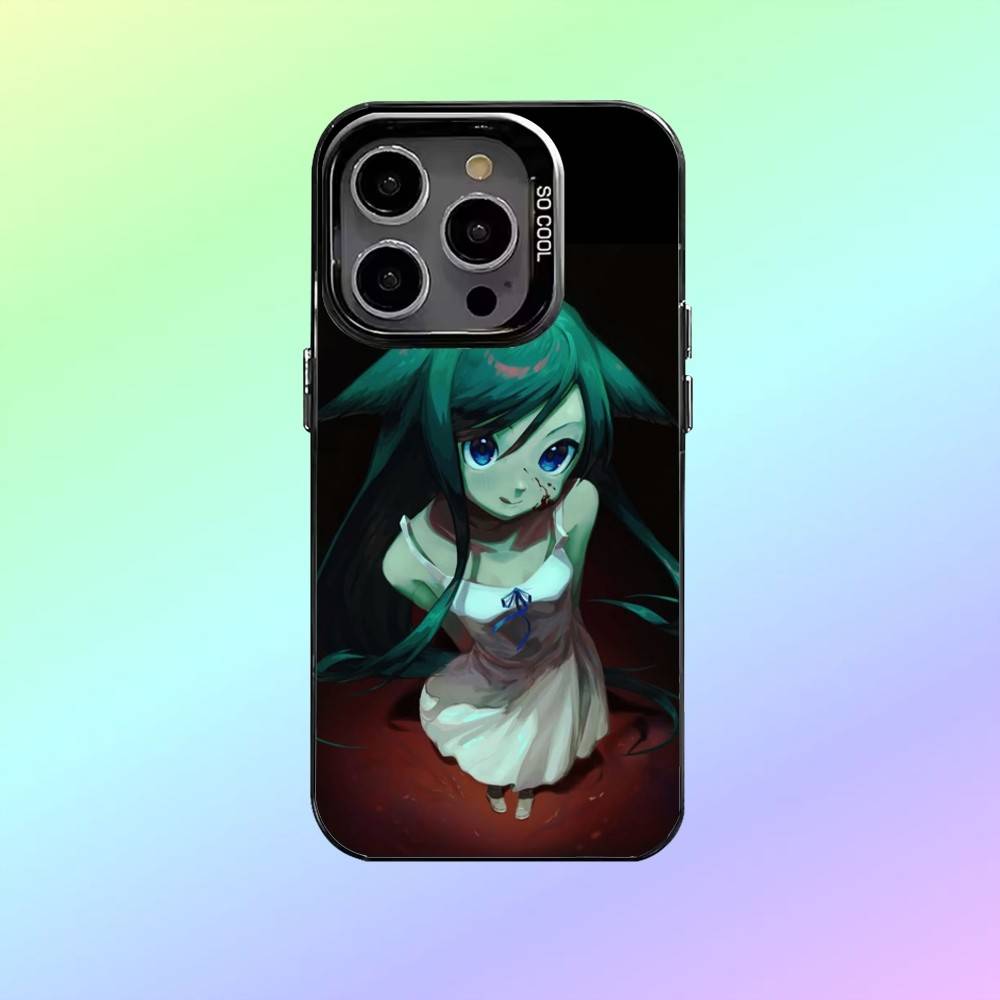 The Song Of Saya Saya No Uta Phone Case For iPhone17,16,15,14,13,12,11 Plus,Pro Max Colored Silver Phone Case