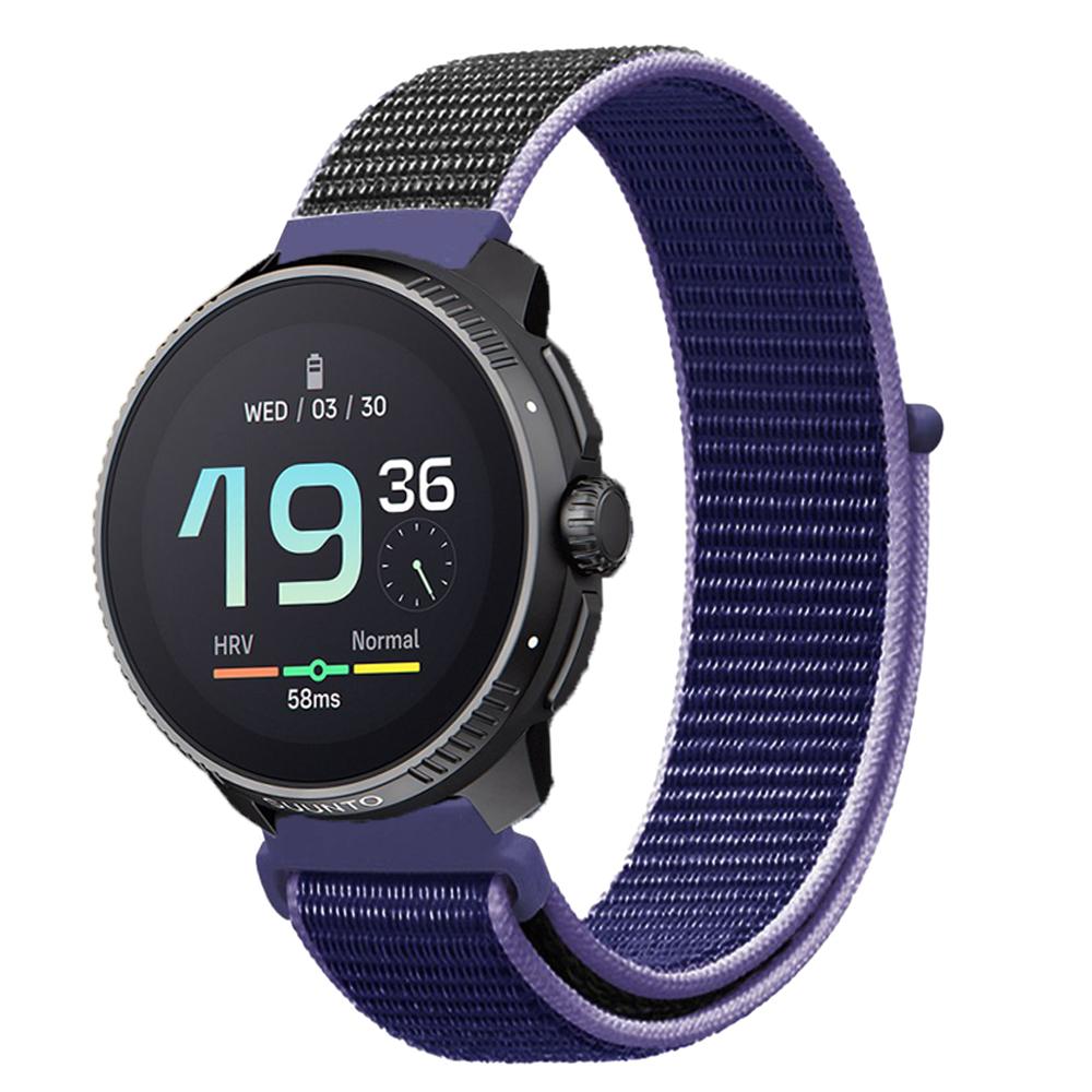 22mm Nylon Loop Watch Strap For Suunto Vertical Race Watchband For Suunto 5 9 Peak Pro Bracelet Replacement Wristband