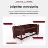 Hualongdun Extra Large Carbonized Wood Rectangular Planter Box
