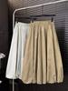 2026 Spring/Summer Women's High-Waisted Elastic Puffy A-Line Lantern Skirt - Loose, Lazy Style