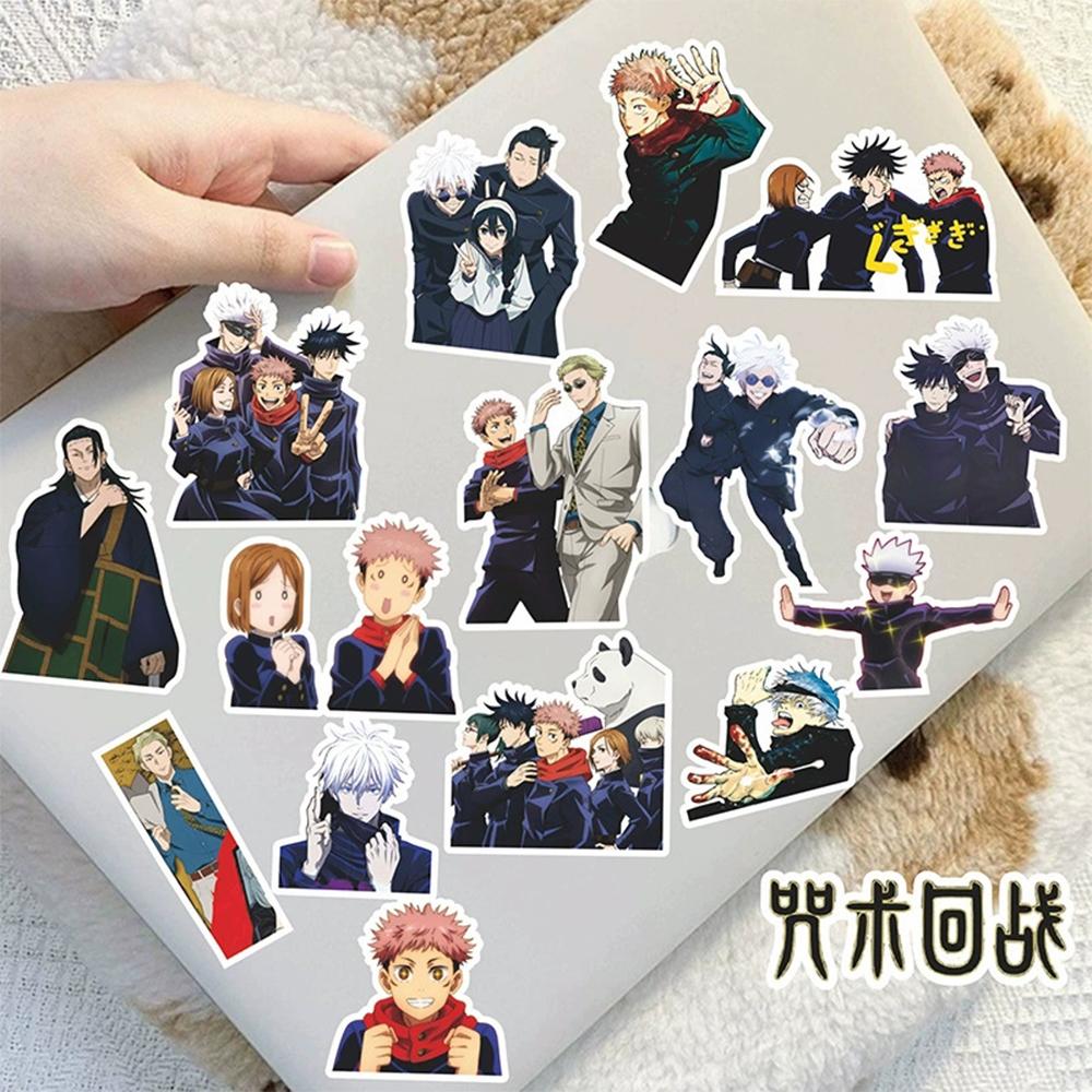 10/30/82pcs Japanese Anime Jujutsu Kaisen Stickers Itadori Yuji Satoru Gojo Cool Decals for Luggage Phone Helmet Cartoon Sticker