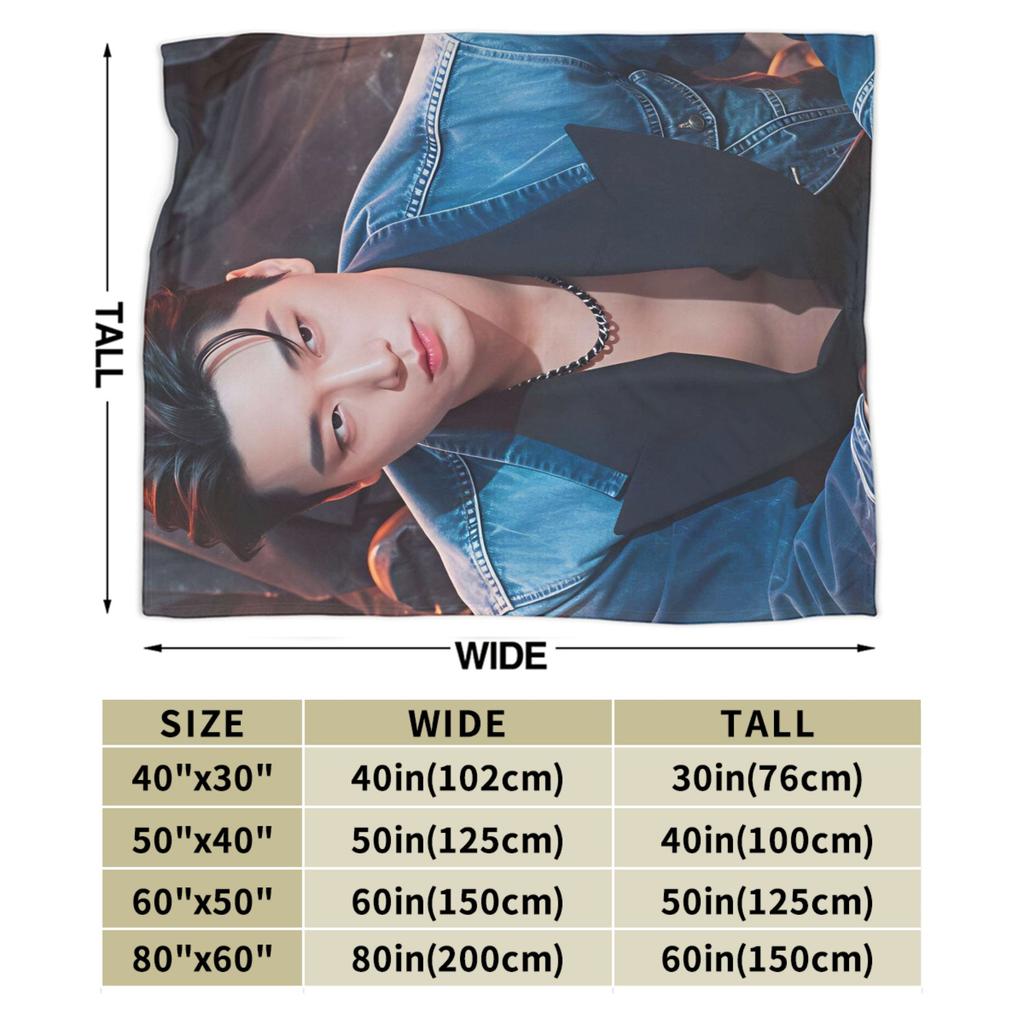 Choi San Singer Blankets Quality Soft Warm Throw Blanket Autumn Students Couch Chair Sofa Bed Funny Bedspread