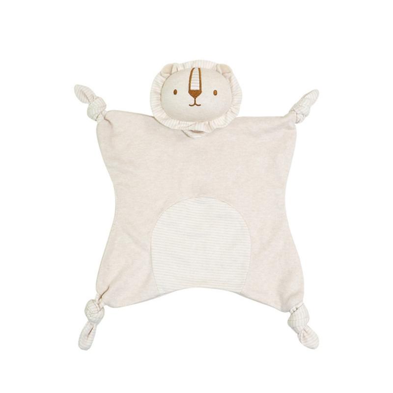 Uroczy Kreskówkowy Kocyk Pocieszenie dla Niemowląt Wzór Przytulnego Zwierzątka Ręcznik Pocieszający Zabawka z Bawełny PP do Pielęgnacji Wrażliwej Skóry