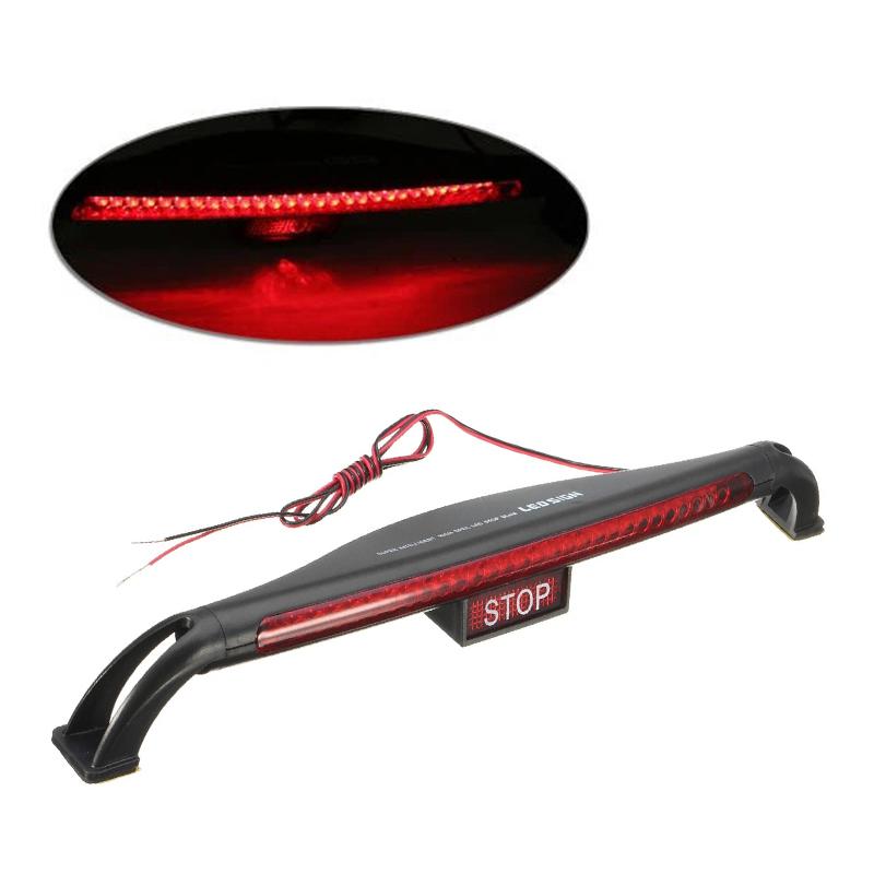 

12 В 28 светодиодов для автомобиля, третий стоп-сигнал, задний парковочный сигнал, универсальная лампа стоп-сигнала для грузовика с высоким креплением 24\28\32\40 светодиодов