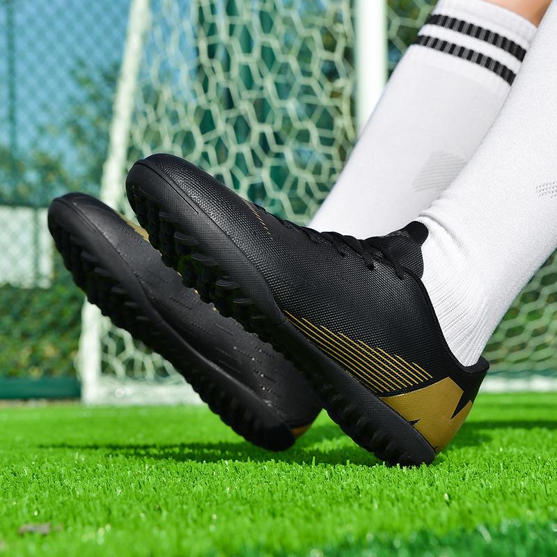 Fashion Men's Soccer Shoes FG/TF Non-Slip Turf Soccer Cleats Training Shoes Comfortable Simple Design Sneaker Casual Football Boot 35-45