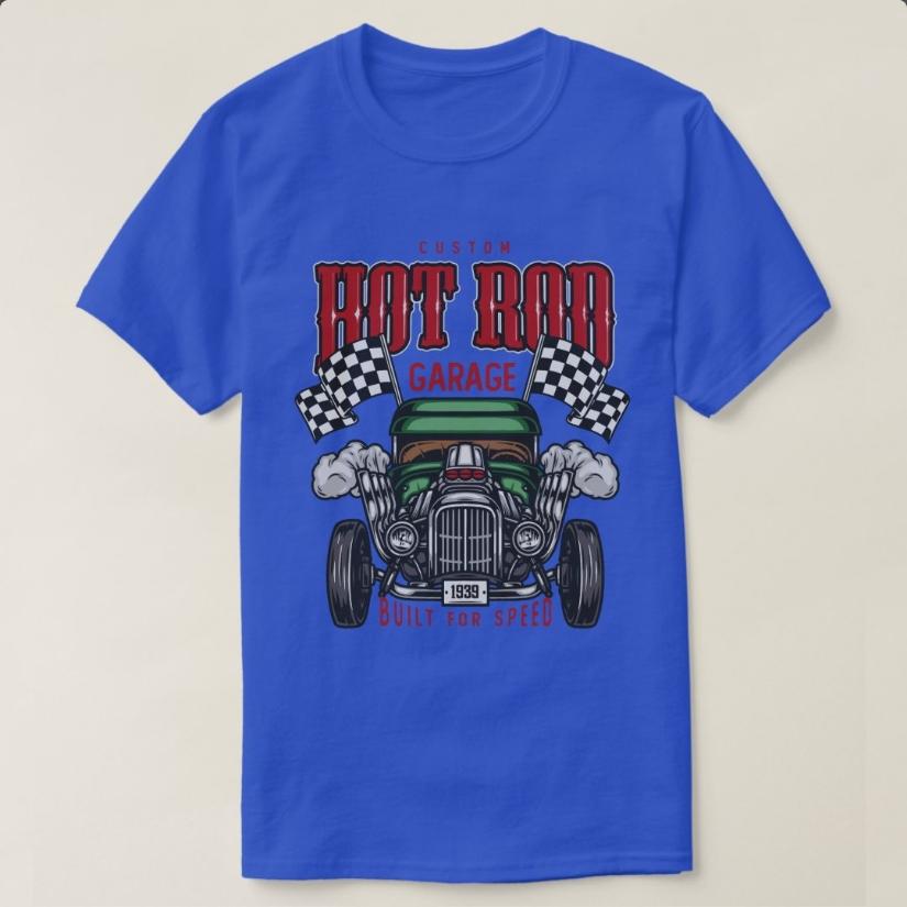 Built for Speed  Custom Hot Rod Garage TShirt 100 Cotton ONeck Short Sleeve Summer Casual Mens Tshirt Streetwear S
