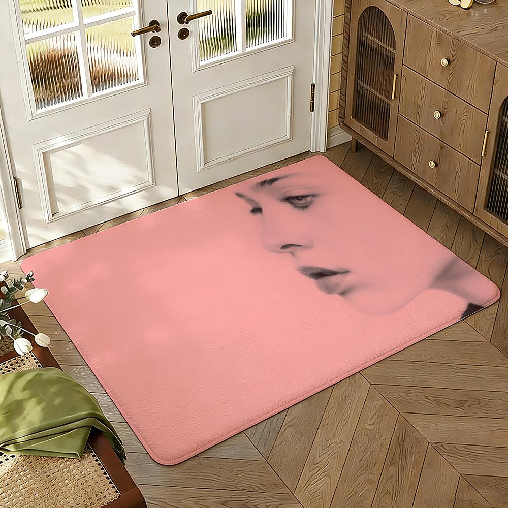 Fiona Apple Floor Mat Soft Thickened Absorbent Non-Slip Bedroom Living Room Door Mat Home Decor Flannel Rugs