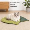 Soft Leaf Four Seasons Pet Sleeping Pad Anti Bite Non Slip Washable Breathable Floor Cushion Cage Kennel Rest Mat For Kitten