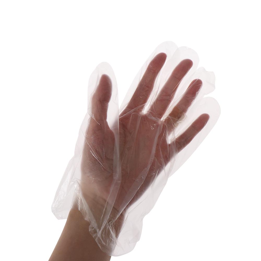 Polyethylene Kitchen Vegetable Fruit Avoid Direct Touch Disposable Gloves Catering Plastic Clear