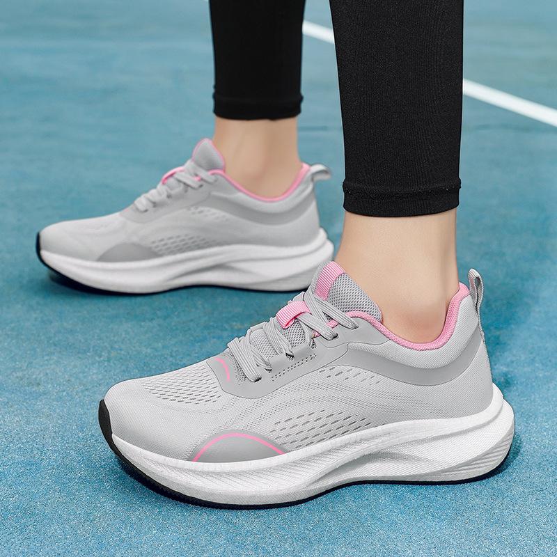 Black Running Shoes Fly-Woven Mesh Wide-Head Sneakers Men'S Wide Feet Wide Feet Big Foot Bones Fat Feet Wide Lasts