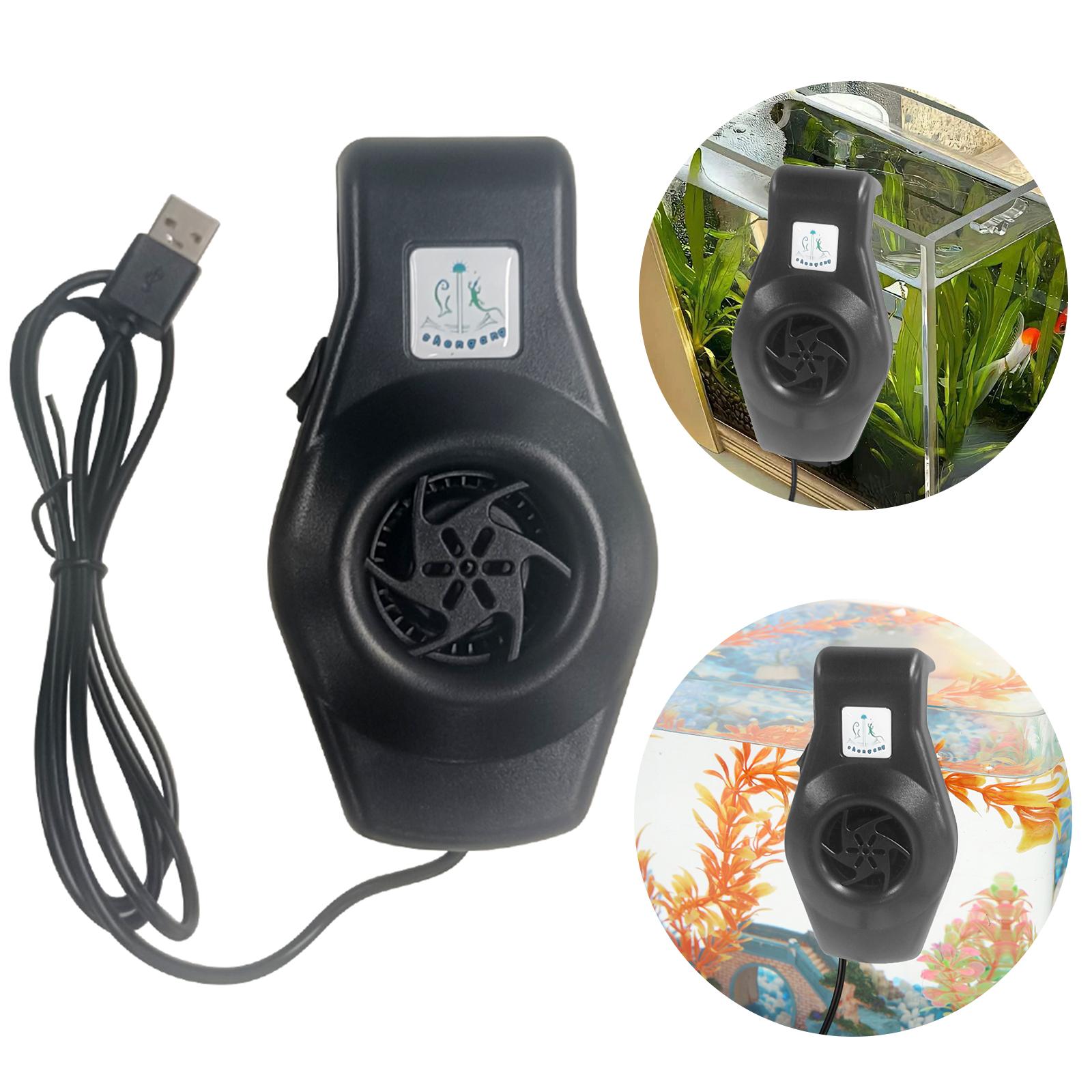 Aquarium Cooling Fan with Speed Controller Mini Aquarium Chiller Aquarium Fan Suitable for Freshwater Saltwater Tanks China Mainland