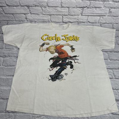 Circle Jerks Zespół Hardcore Punk Unisex Koszulka Bawełniana dla Dorosłych Koszulka Unisex SB128