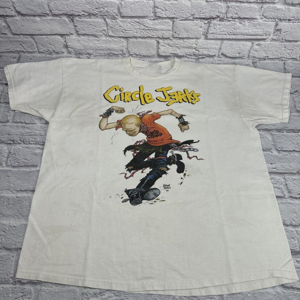 Circle Jerks Band Hardcore Punk Unisex T-Shirt Adult Cotton Tee SB128 Unisex T-Shirt XXXL