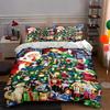 Festive Christmas Scene. Bedding Duvet Cover Sets Duvet Covers Pillowcases Gifts (1 * Duvet Cover 2 * Pillowcases, Without Duvet Insert)