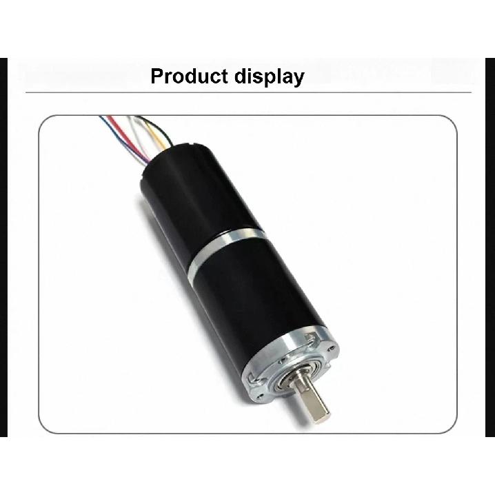1pc PGM42-4260 brushless planetary DC gear motor 12V adjustable speed high-torque 24V Hall drive forward/reverse rotation motor