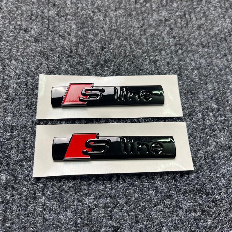 285mm Für audi Q5 2014-2019 4Ringe Logo ABS Schwarz Auto Motorhaube Frontgrill Emblem Heckklappen Emblem Q5 Aufkleber Quattro Sline Emblem