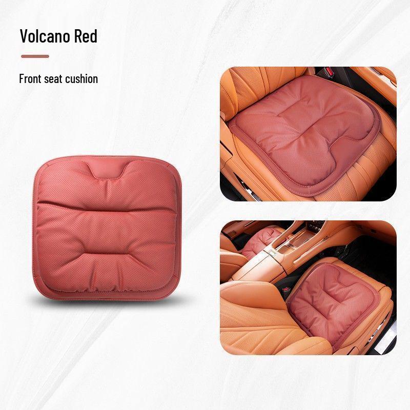 Customizable Nappa Leather Car Seat Cooling Pad - Summer Breathable, Non-Slip, High-End Ventilated Cushion for All Seasons