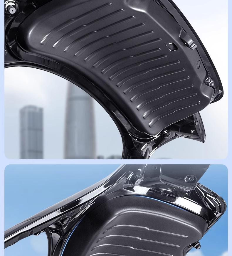 Suede Tailgate Protector for Refreshed Model 3 Y: Full Trunk Interior Coverage.