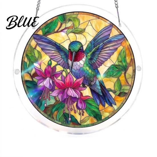 Hanging Window Decoration Acrylic Puzzle Suncatcher Stained Glass Ornaments DIY Jigsaw Sun Handmade Art Catcher Kit for Home Garden Decor