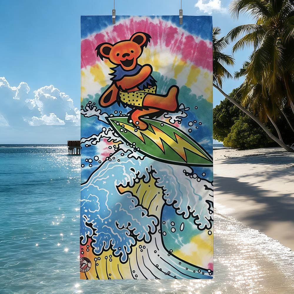 Rock Band G-Grateful Dead Handtuch Strandtuch Reise Leicht Hautfreundlich Für Pool Strand Camping Kreuzfahrt Sommer