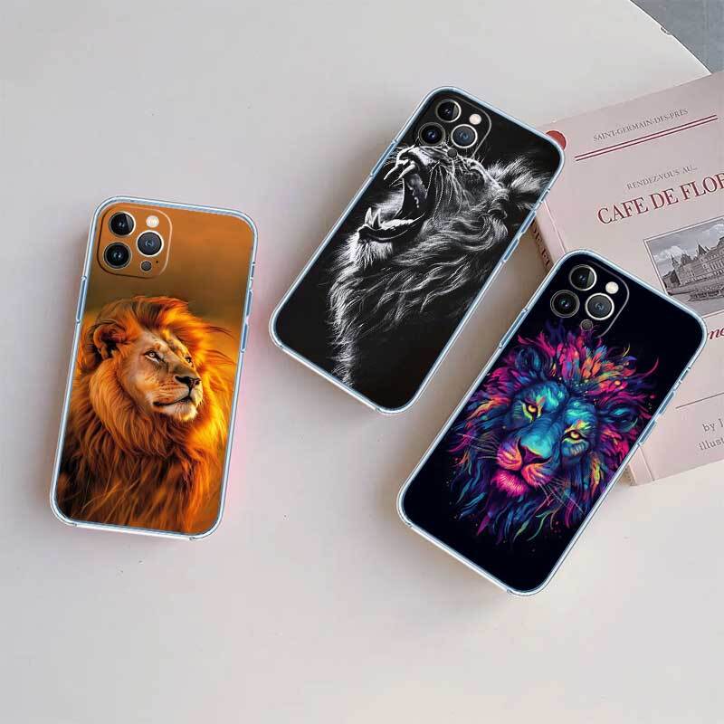 Animal Lion Phone Case for Motorola Edge 20 30 S30 40 50 Fusion Lite Plus Pro Ultra Neo One Action Zoom Hyper Power Macro Vision