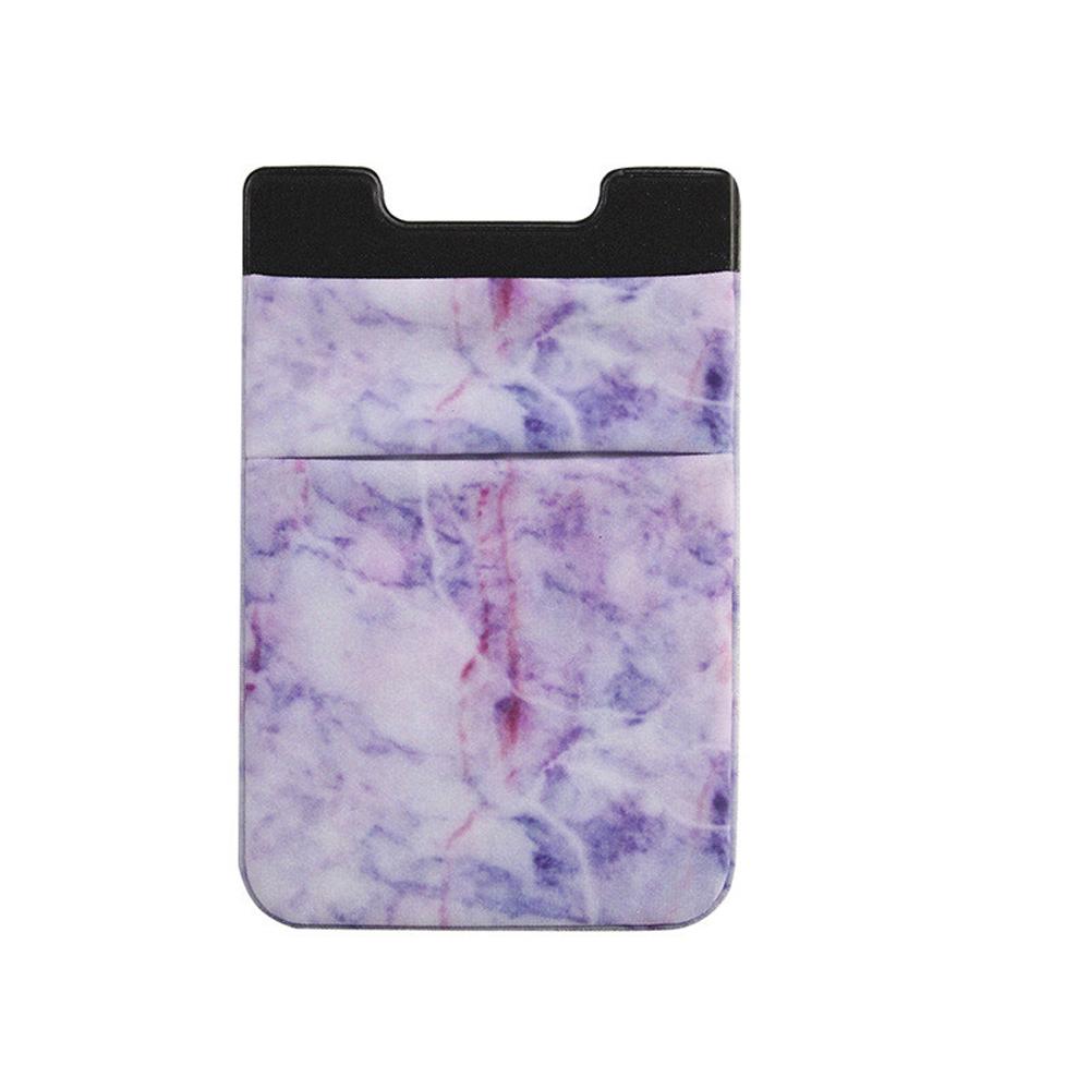 Elastic Mobile Phone Wallet Phone Back Pocket Phone Card Sleeve Phone Storage Wallet Card Holder