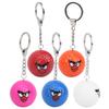 5pcs Golf Practice Balls with Keychain Sports Keyring Golf Training Balls Golfer Gift