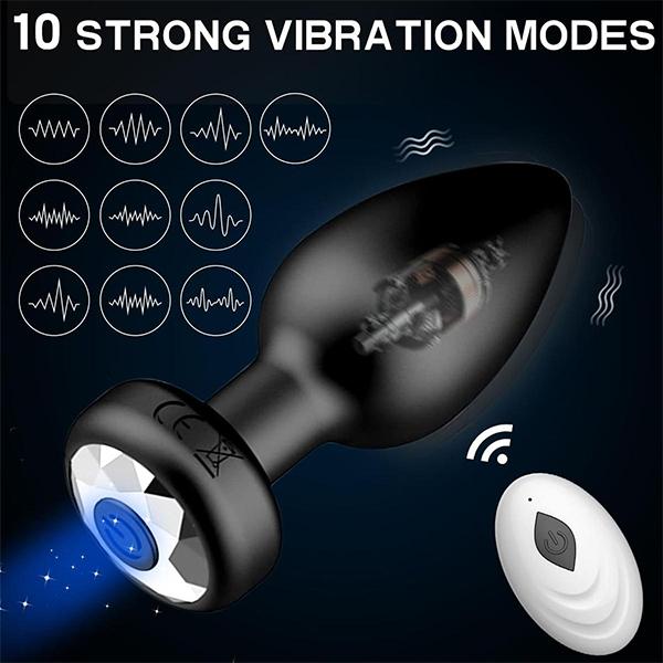 Remote Vibrating G Spot Dildo Vibrator Prostate Massage Vagina Sex Toys for Men Women