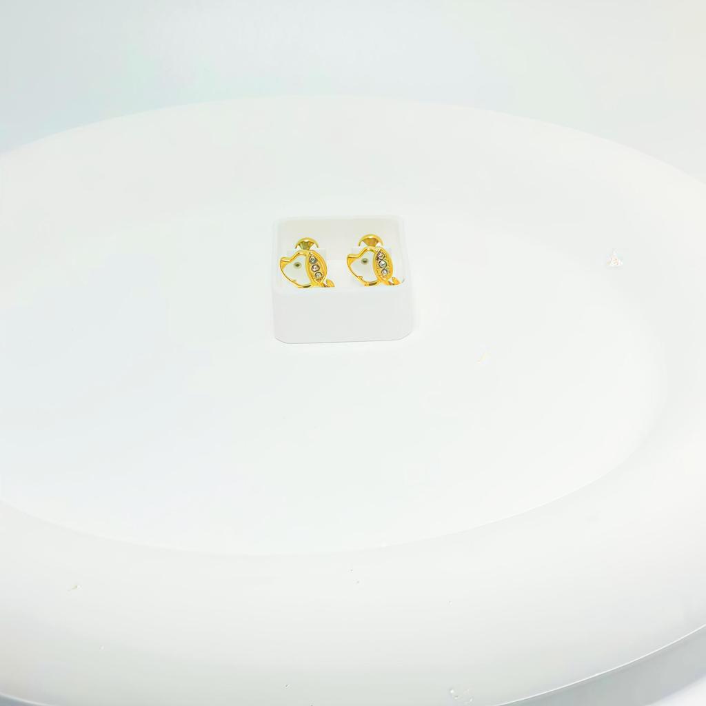 Screw Buckle Titanium Steel Earrings, 2005 Model, Niche Fashion Cartilage Studs
