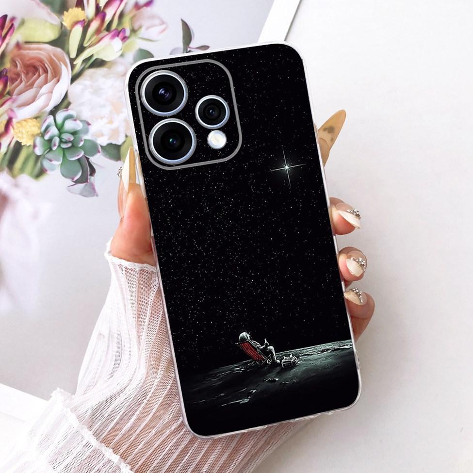 Transparent For Oppo Reno15 Cover Luxury Cute Cat Fashion Butterfly Cool Painted Bumper Casing For Oppo Reno15 5G CPH2825 Case