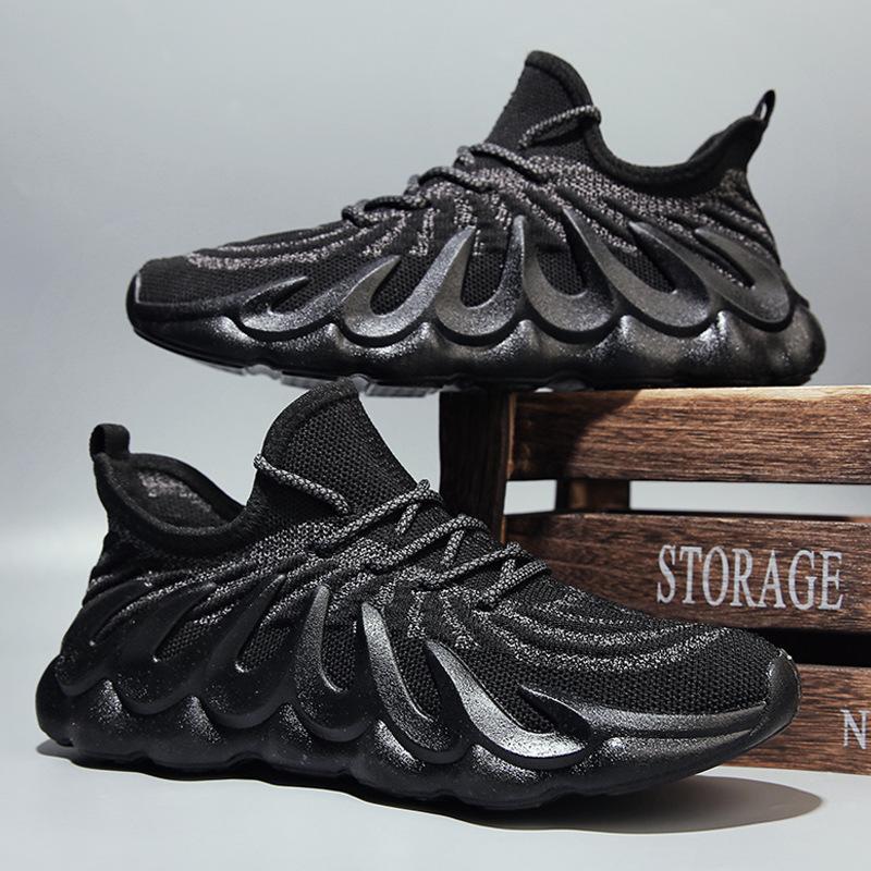 

Лето 2024 года, новые мужские туфли из хлопчатобумажной ткани, повседневная дышащая студенческая спортивная обувь, модная обувь из вулкана, модная обувь из кокоса 44 чёрный