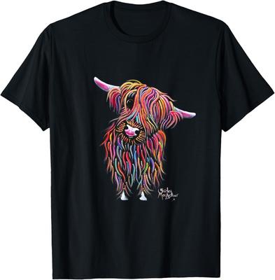 HiGHLaND KUH PRINT TIERPRINT   BoLLY  Geschenk Unisex T-Shirt
