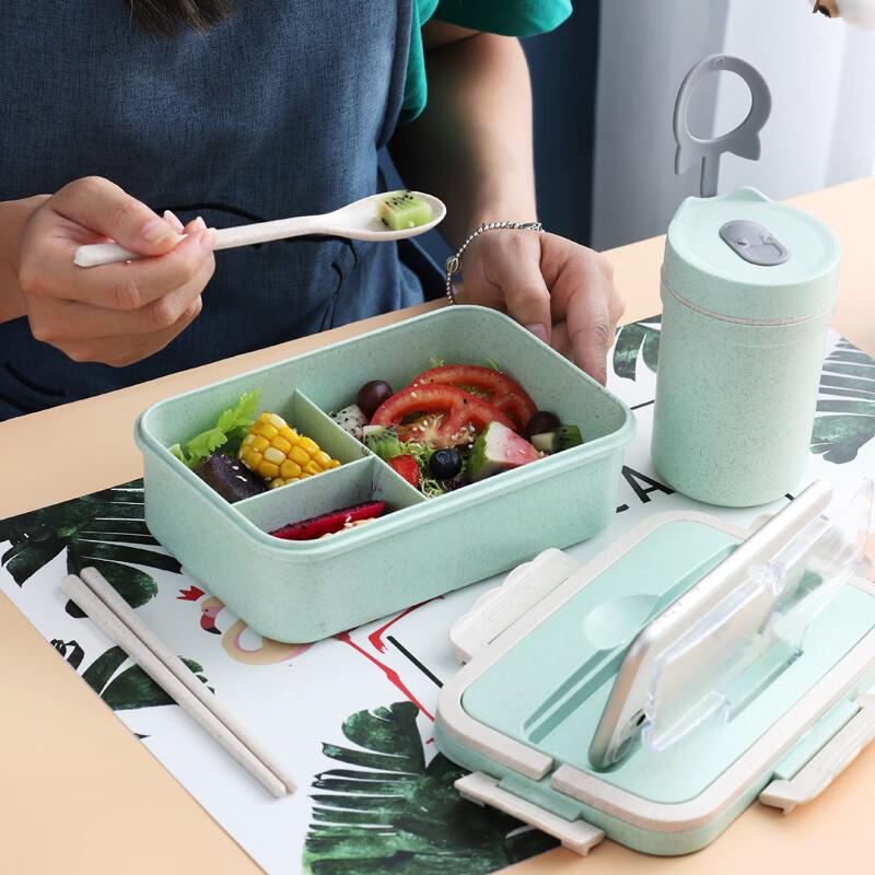 Qianxing Wheat Straw Portable Lunch Box