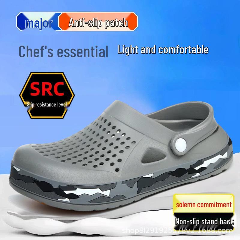 Unisex Waterproof Non-Slip Chef Shoes - Breathable & Oil-Proof for Kitchen Work