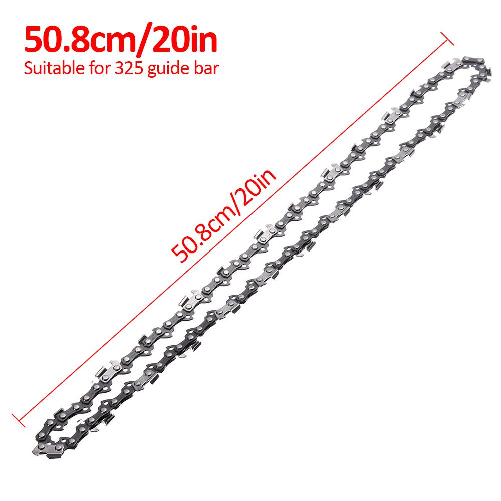 Steel Chainsaw Chain 16/18/20/22-inch 325 Pitch .058 Gauge 64/72/76/86 Drive Link For Electric Chainsaws Replacement Garden Tool