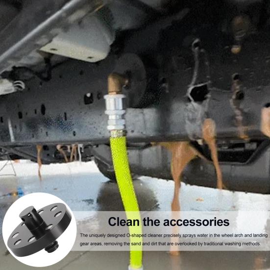 O-Ring Chassis Cleaner Flusher Kit for Cars Trucks SUV Efficiently Clean Wheel Arches Undercarriage Sand And Dirt Remover Tools Quick Connection Wash